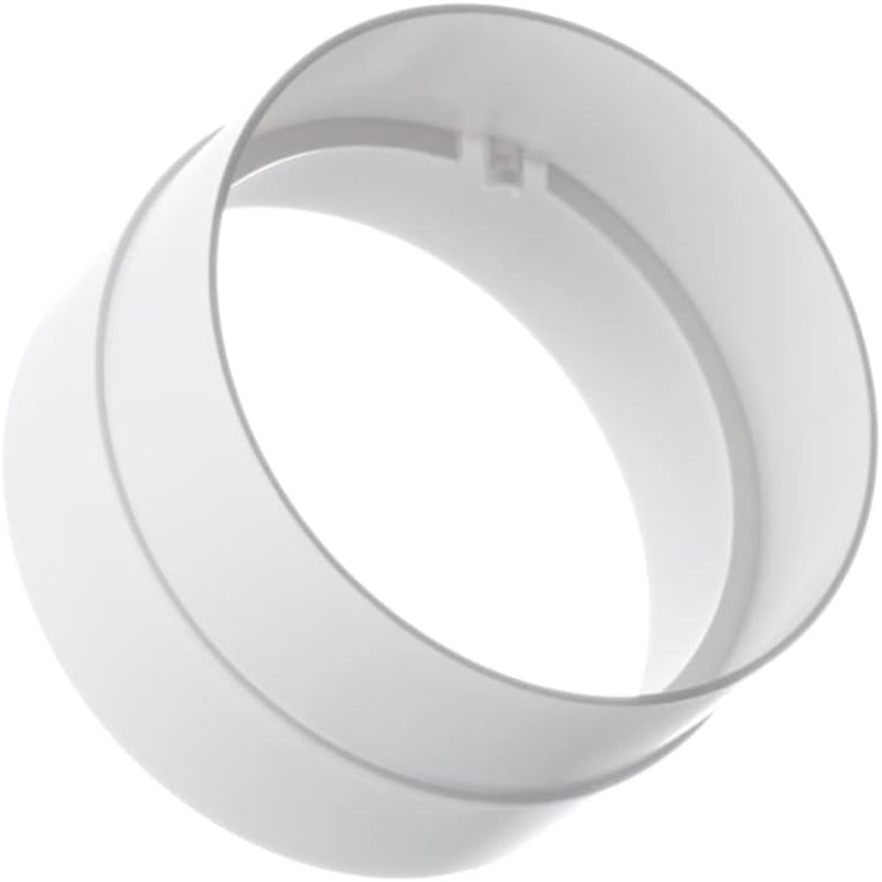 EUROPLAST 100mm ABS Kerek Szellőzőcső Légcsatorna Füstcső PVC