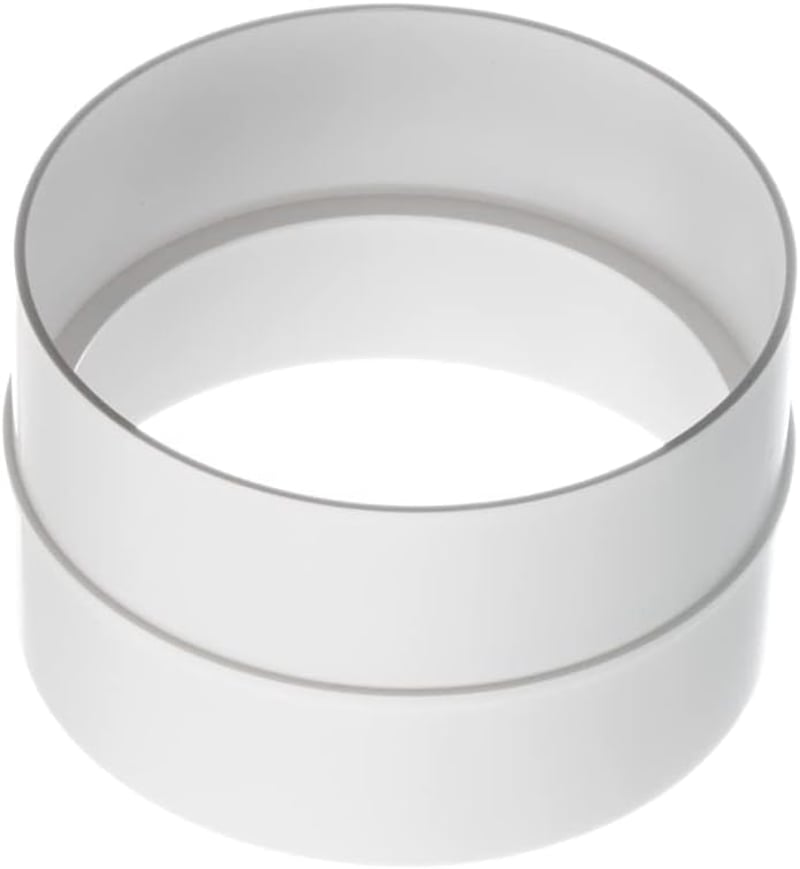 EUROPLAST 100mm ABS Kerek Szellőzőcső Légcsatorna Füstcső PVC