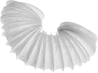 EUROPLAST 100mm PVC Elszívó Cső 1m Légkondicionálóhoz Szárítógéphez Páraelszívóhoz 6