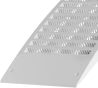 EUROPLAST 140x300mm Szellőzőrács Rovarháló Fehér ABS Végzáró Rács 6