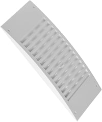 EUROPLAST 140x300mm Szellőzőrács Rovarháló Fehér ABS Végzáró Rács 4