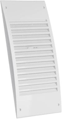 EUROPLAST 140x300mm Szellőzőrács Rovarháló Fehér ABS Végzáró Rács 1