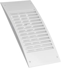 EUROPLAST 140x300mm Szellőzőrács Rovarháló Fehér ABS Végzáró Rács 5