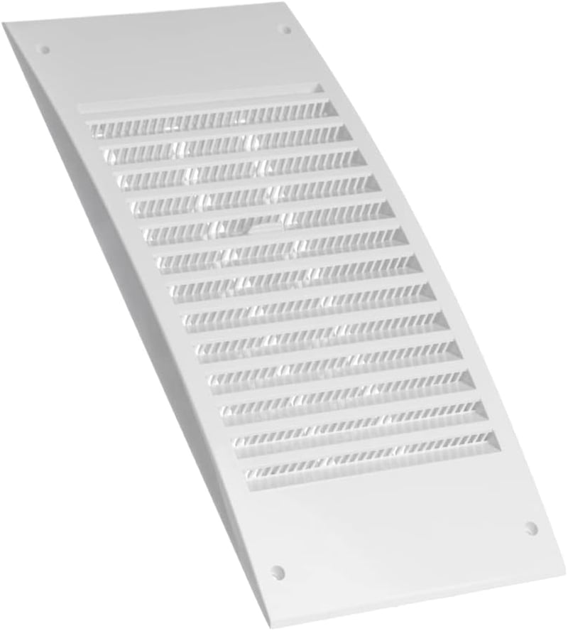 EUROPLAST 140x300mm Szellőzőrács Rovarháló Fehér ABS Végzáró Rács