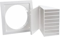 Grilă de ventilație exterioară EUROPLAST cu supapă antiretur, alb - Ø 150 mm 5