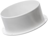 EUROPLAST 150mm Fali Karimás Szellőzőcső Csatlakozó Flange Kerek Cső 4