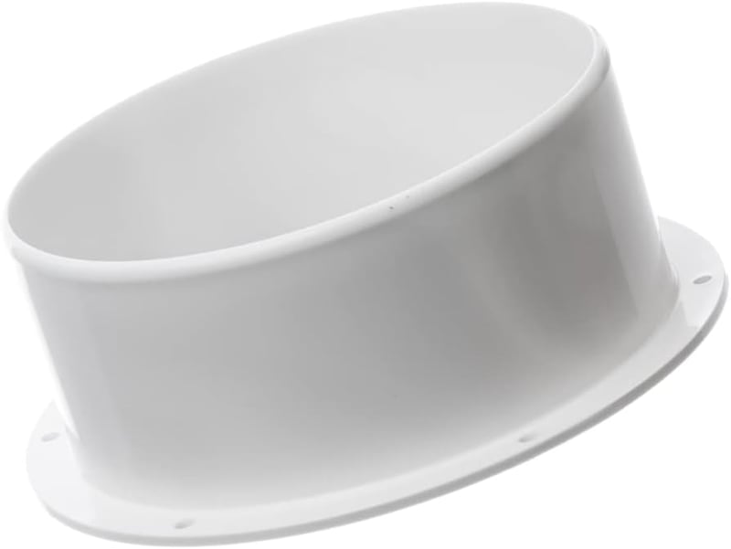 EUROPLAST 150mm Fali Karimás Szellőzőcső Csatlakozó Flange Kerek Cső