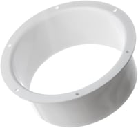 EUROPLAST 150mm Fali Karimás Szellőzőcső Csatlakozó Flange Kerek Cső 1