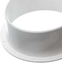 EUROPLAST 150mm Fali Karimás Szellőzőcső Csatlakozó Flange Kerek Cső 6