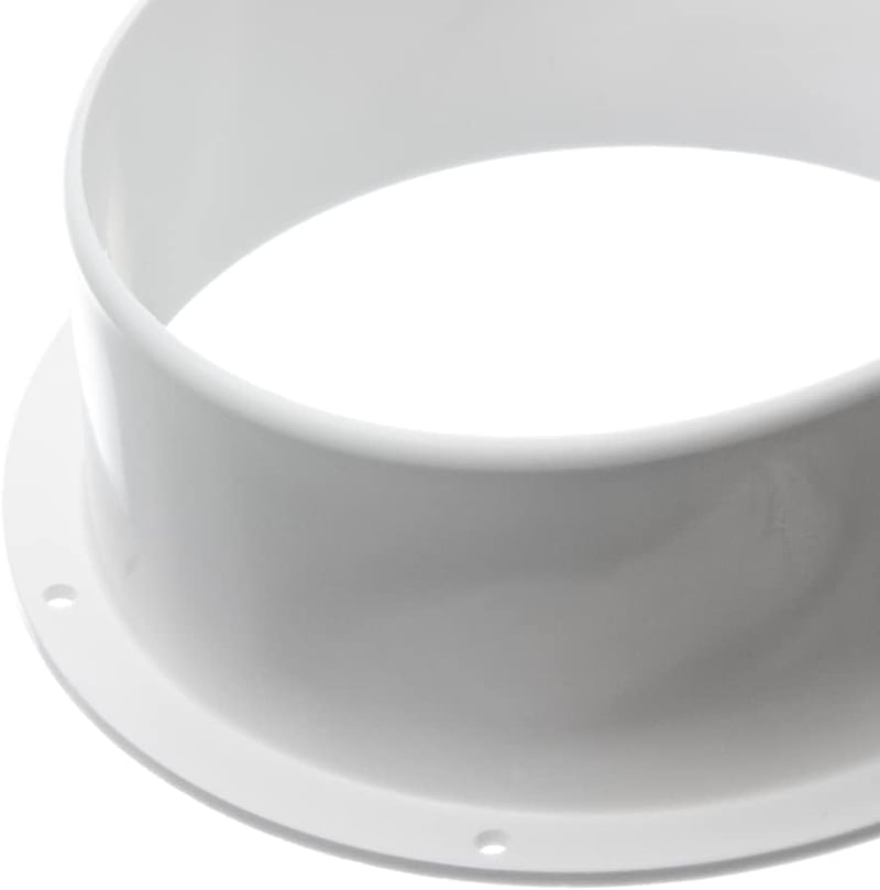EUROPLAST 150mm Fali Karimás Szellőzőcső Csatlakozó Flange Kerek Cső