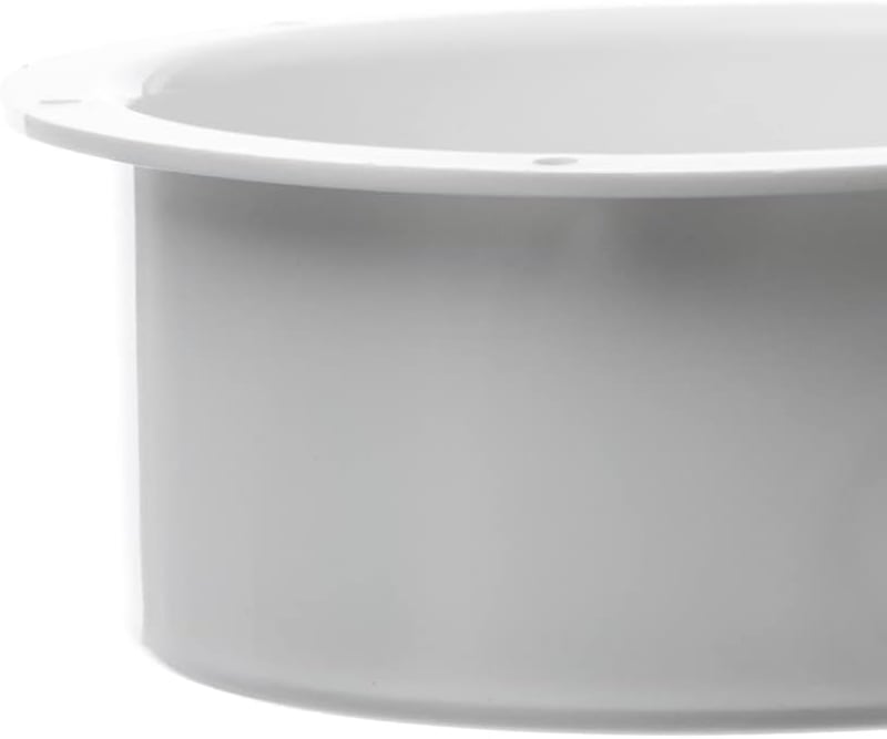 EUROPLAST 150mm Fali Karimás Szellőzőcső Csatlakozó Flange Kerek Cső