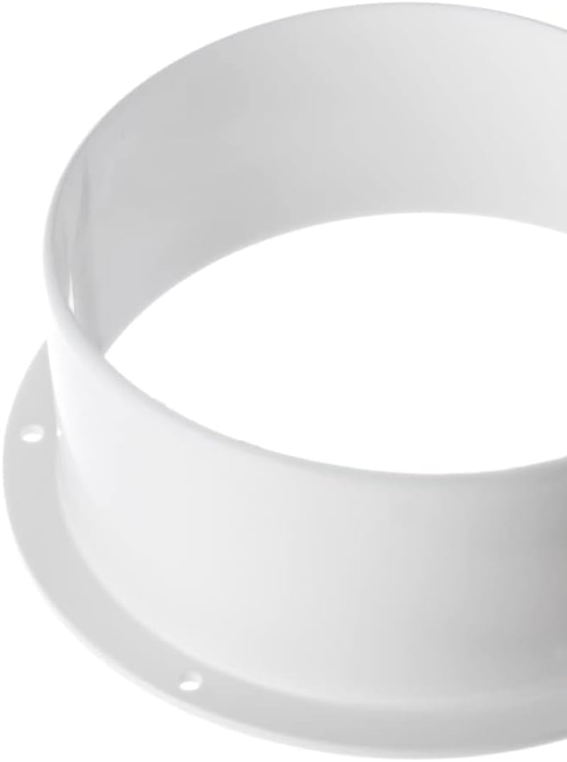 EUROPLAST 150mm Fali Karimás Szellőzőcső Csatlakozó Flange Kerek Cső