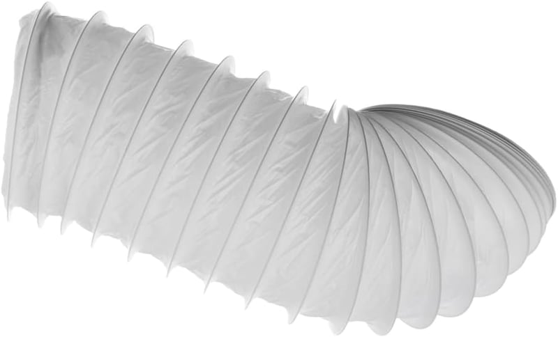 EUROPLAST 150mm PVC Légcsatorna 1m Klíma Szárító Páraelszívó Cső