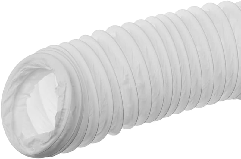 EUROPLAST 150mm PVC Légcsatorna 1m Klíma Szárító Páraelszívó Cső