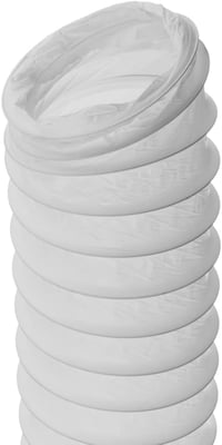EUROPLAST 150mm PVC Légcsatorna 1m Klíma Szárító Páraelszívó Cső 3