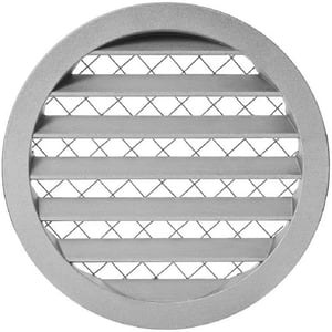 Europlast MRA160 aluminijska okrugla ventilacijska rešetka s mrežicom protiv insekata - Ø 160 mm