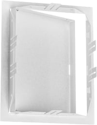 EUROPLAST Fém Inspekciós Ajtó 200x150mm Galvanizált Acél Fehér 6