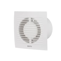 EUROPLAST Kupaonski Ventilator 100mm Promjer Tihi Ventilator Bijeli WC Odvlaživač Zraka Zidni Ispušni Ventilator 1
