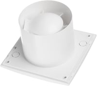 EUROPLAST Fürdőszoba Ventilátor 100mm Átmérő Csendes Szellőztető Fehér WC Páramentesítő Fali Elszívó 3