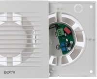 EUROPLAST Fürdőszoba Ventilátor 100mm Átmérő Csendes Szellőztető Fehér WC Páramentesítő Fali Elszívó 5