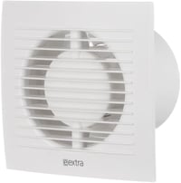 EUROPLAST Fürdőszoba Ventilátor 100mm Átmérő Csendes Szellőztető Fehér WC Páramentesítő Fali Elszívó 1