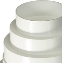 EUROPLAST PVC szűkítő csatlakozó 80-150mm szellőzőcsatorna adapter 3