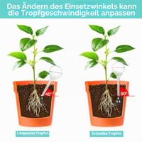 EUZLABBY 12 bucăți globuri pentru udarea plantelor – Udare automată, 13x5 cm 4