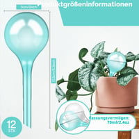 EUZLABBY 12 bucăți globuri pentru udarea plantelor – Udare automată, 13x5 cm 2