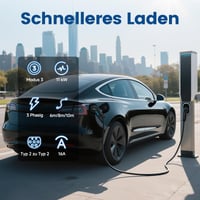 Evance Type 2 töltőkábel 11 kW 16 A – 10 méteres elektromos autó töltő kábel Type 2 csatlakozóval 2