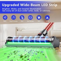 EVARY Elektromos Kefe Dyson V6 V7 DC58 DC59 DC61 DC62 DC74 Kompatibilis LED Világítás 2