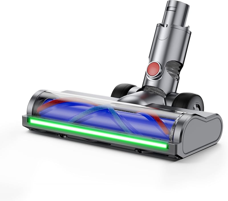 EVARY Elektromos Kefe Dyson V6 V7 DC58 DC59 DC61 DC62 DC74 Kompatibilis LED Világítás