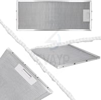 EVAYP 2x Fém Zsírszűrő 456x185mm AEG Juno Elica Whirlpool Electrolux Páraelszívóhoz 4