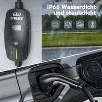EVDANCE Type 2 Schuko 3.68 kW hordozható töltőkábel 6.1m OLED kijelzővel 5