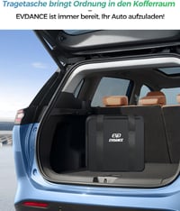 EVDANCE Type 2 Schuko elektromos autó töltőkábel 3.68kW 6.1m 16A 6
