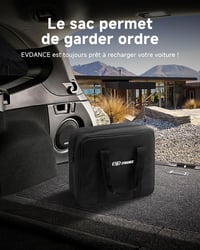 EVDANCE Type 2 Töltőkábel Schuko 3.68kW 6.1m 16A Ezüst 8