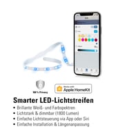 Eve Light Strip Okos LED Szalag - Színes Hangulatvilágítás Otthonra, 2 Méteres, Állítható RGB Fénycsík, HomeKit Kompatibilis 2