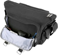 Evecase XL vászon DSLR fotós táska 14" laptoprekesszel és esővédővel - fekete 8
