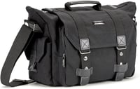 Evecase XL vászon DSLR fotós táska 14" laptoprekesszel és esővédővel - fekete 1