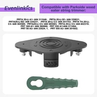 Evenlinkics Fűkasza Vágófej Parkside PRTA 20-Li B2/C3 Kompatibilis Pótfej Készlet 10 Pengével Szegélynyíró Cserealkatrész 3