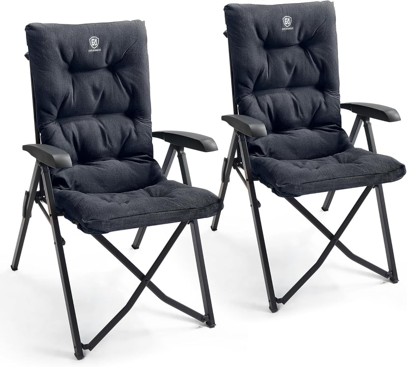 EVER ADVANCED Camping szék 150 kg terhelhetőség 4 fokozat háttámla alumínium