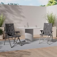 Ever Advanced Luxus Kempingszék 2 db Felnőtteknek, 150 kg Teherbírás, Magas Támlás Összecsukható Kerti Szék Párnázott 4 Pozíciós 2
