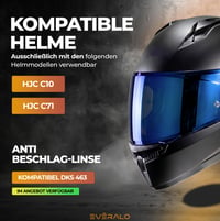 Náhradné plexi na prilbu Everalo HJ34P kompatibilné s HJC C10 – svetlo čierne 2