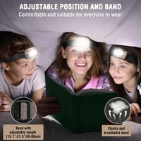 EverBrite LED fejlámpa 350 lumen khaki, USB töltős, mozgásérzékelő, 4 mód, vörös fény 7