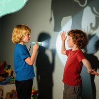 EverBrite LED zseblámpa 1W zöld műanyag 3 AAA elemmel 9