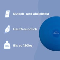 EVEREST FITNESS Felfújható Egyensúly Párna 33cm Pumpa Edzés Ülés 4