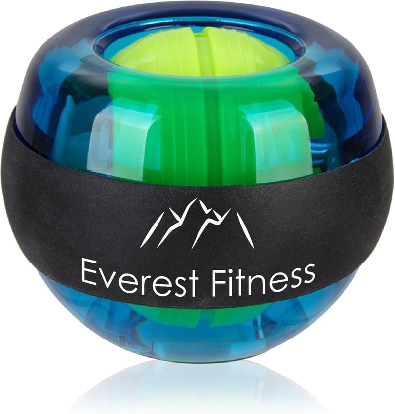 EVEREST FITNESS Kézfeszítő Tréner Gumírozott Markolattal és Erősítő Labda