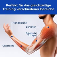 EVEREST FITNESS Kézfeszítő Tréner Gumírozott Markolattal és Erősítő Labda 3