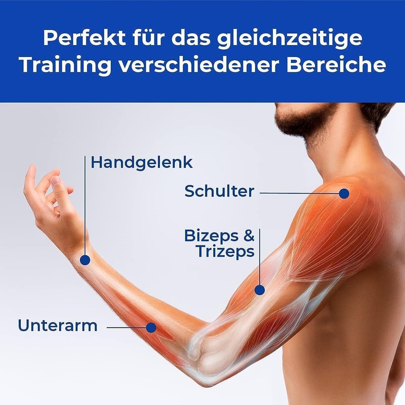 EVEREST FITNESS Kézfeszítő Tréner Gumírozott Markolattal és Erősítő Labda