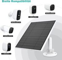 EverExceed 5W napelem Eufy kamerához, USB-C csatlakozó, Eufycam 3/3C/2/2Pro kompatibilis - 2 Pack 2