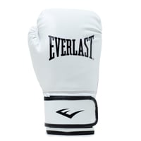 Boxerské rukavice Everlast Core 2 zo syntetickej kože, na suchý zips - biele - veľkosť L/XL 2